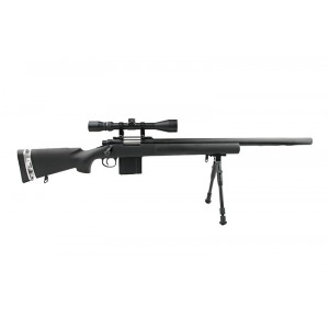 Well модель снайперской винтовки MB4404D Spring (with scope & bipod) BK